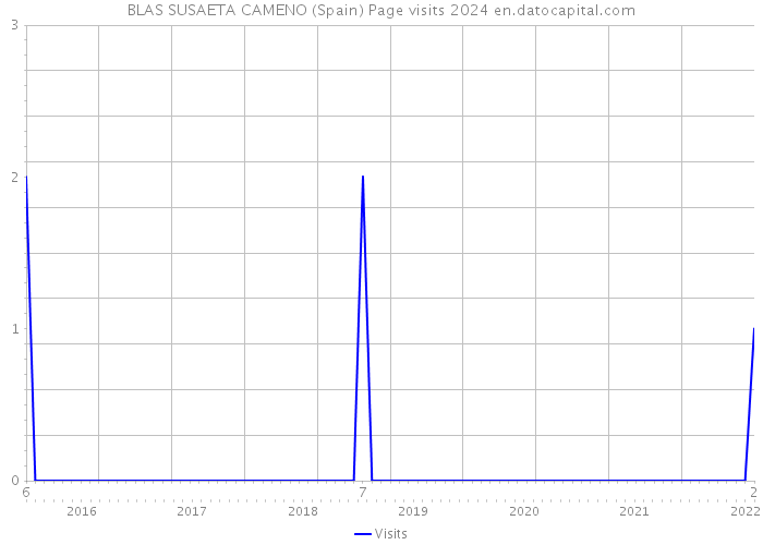 BLAS SUSAETA CAMENO (Spain) Page visits 2024 