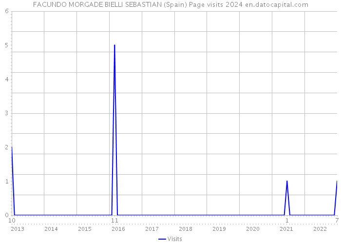 FACUNDO MORGADE BIELLI SEBASTIAN (Spain) Page visits 2024 