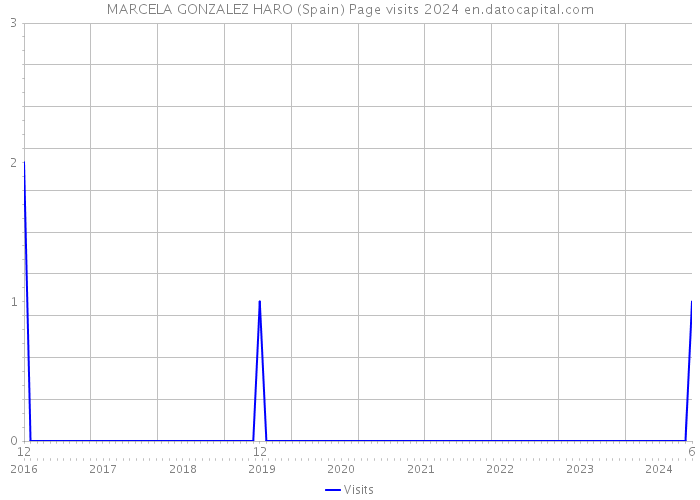 MARCELA GONZALEZ HARO (Spain) Page visits 2024 