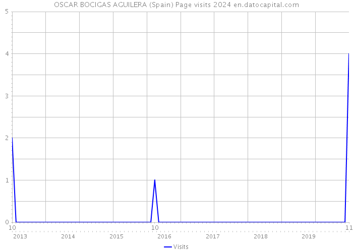 OSCAR BOCIGAS AGUILERA (Spain) Page visits 2024 