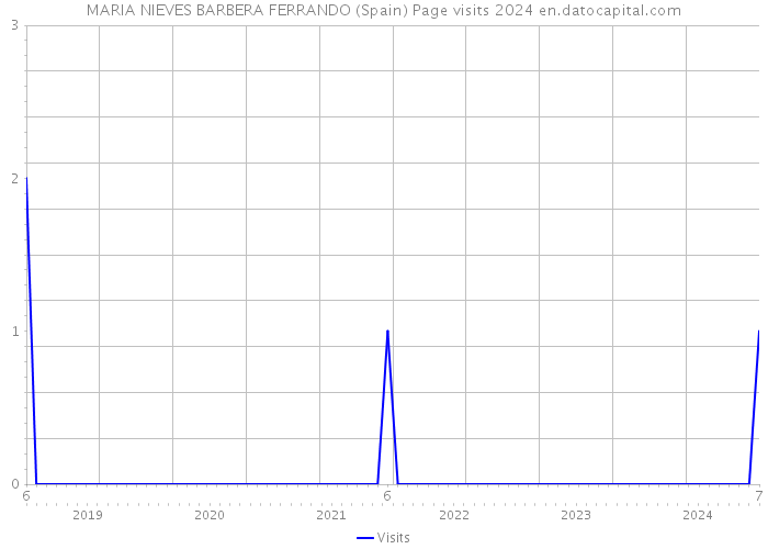MARIA NIEVES BARBERA FERRANDO (Spain) Page visits 2024 