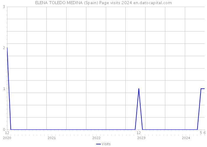 ELENA TOLEDO MEDINA (Spain) Page visits 2024 