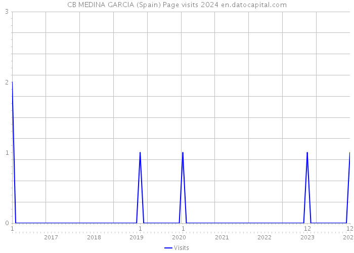 CB MEDINA GARCIA (Spain) Page visits 2024 