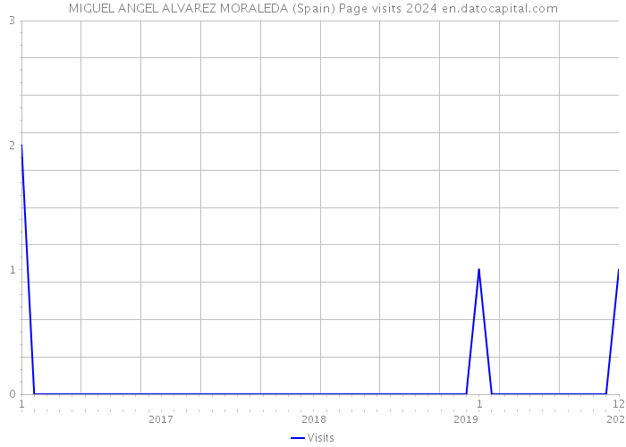 MIGUEL ANGEL ALVAREZ MORALEDA (Spain) Page visits 2024 