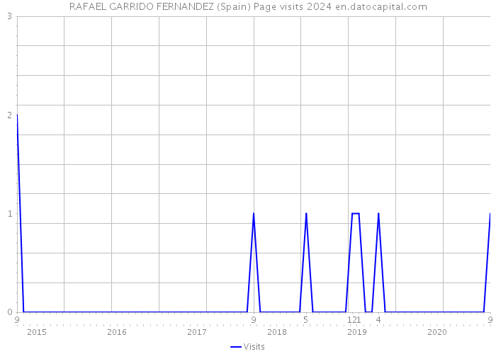 RAFAEL GARRIDO FERNANDEZ (Spain) Page visits 2024 