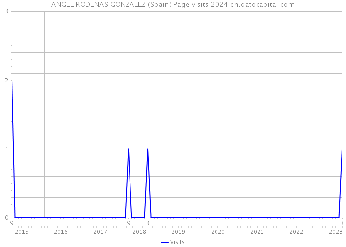 ANGEL RODENAS GONZALEZ (Spain) Page visits 2024 