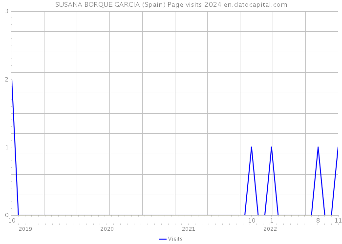 SUSANA BORQUE GARCIA (Spain) Page visits 2024 