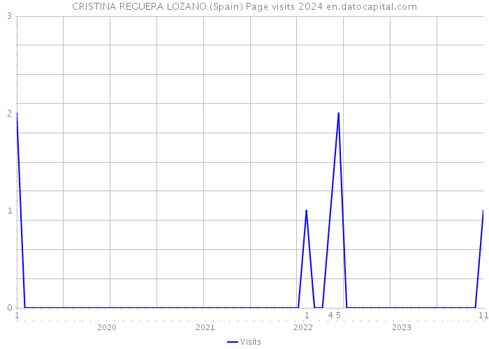 CRISTINA REGUERA LOZANO (Spain) Page visits 2024 