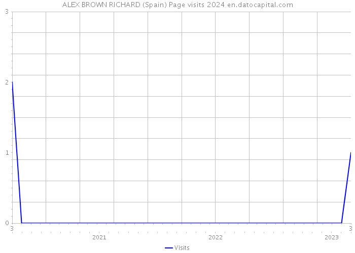 ALEX BROWN RICHARD (Spain) Page visits 2024 