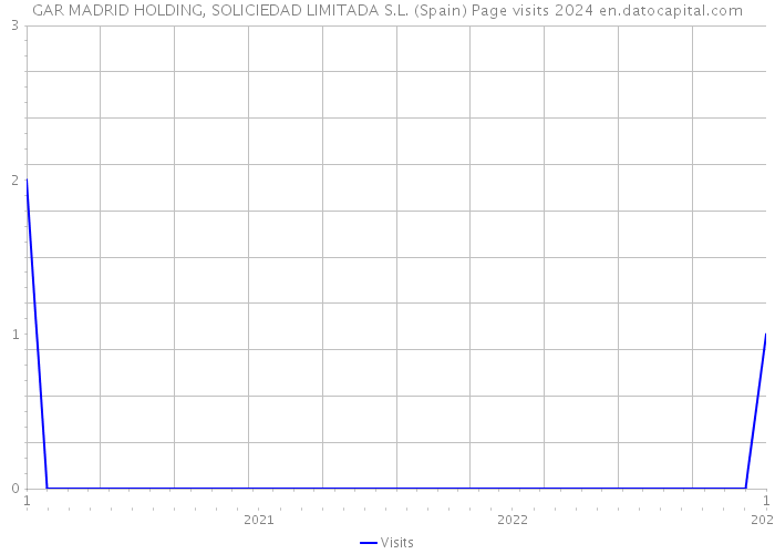 GAR MADRID HOLDING, SOLICIEDAD LIMITADA S.L. (Spain) Page visits 2024 