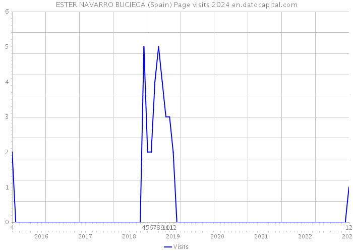 ESTER NAVARRO BUCIEGA (Spain) Page visits 2024 