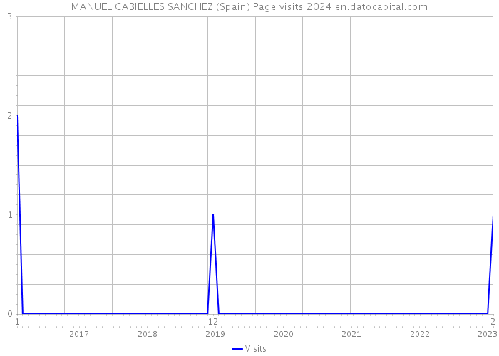 MANUEL CABIELLES SANCHEZ (Spain) Page visits 2024 