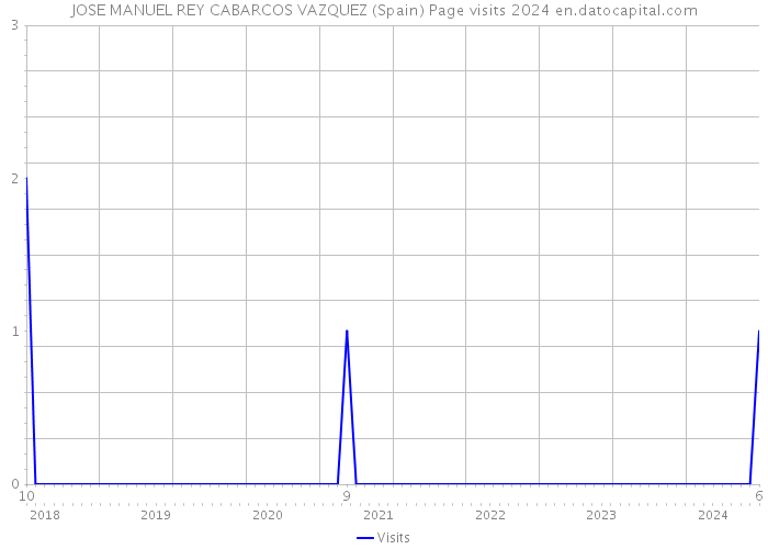 JOSE MANUEL REY CABARCOS VAZQUEZ (Spain) Page visits 2024 