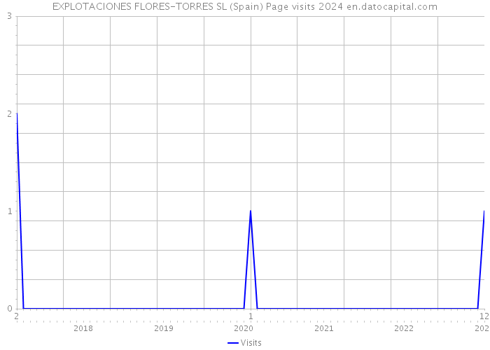 EXPLOTACIONES FLORES-TORRES SL (Spain) Page visits 2024 