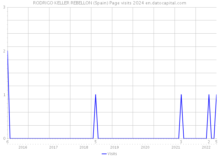 RODRIGO KELLER REBELLON (Spain) Page visits 2024 