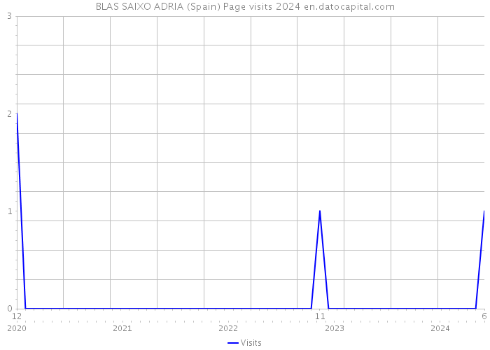 BLAS SAIXO ADRIA (Spain) Page visits 2024 