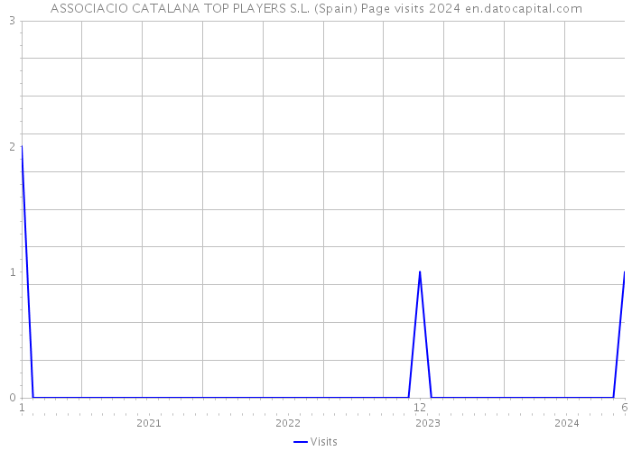 ASSOCIACIO CATALANA TOP PLAYERS S.L. (Spain) Page visits 2024 