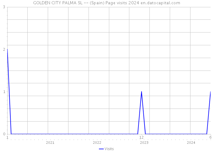 GOLDEN CITY PALMA SL -- (Spain) Page visits 2024 