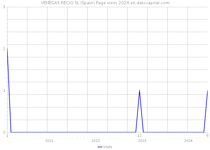 VENEGAS RECIO SL (Spain) Page visits 2024 