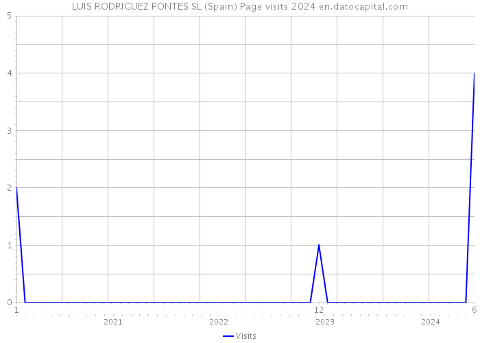 LUIS RODRIGUEZ PONTES SL (Spain) Page visits 2024 