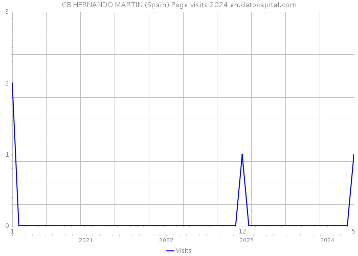 CB HERNANDO MARTIN (Spain) Page visits 2024 
