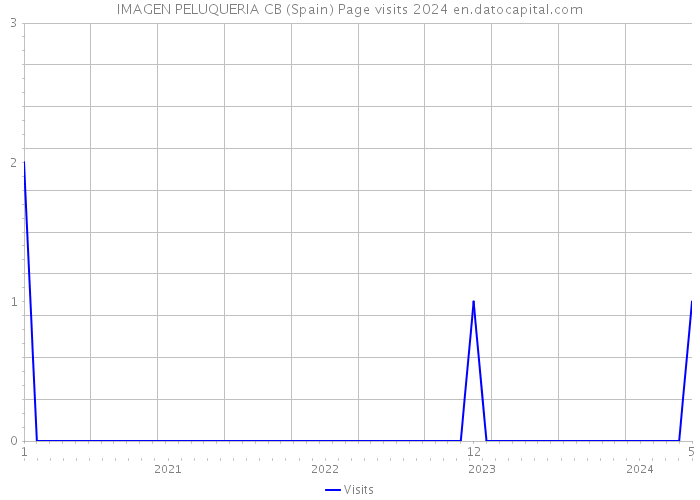 IMAGEN PELUQUERIA CB (Spain) Page visits 2024 