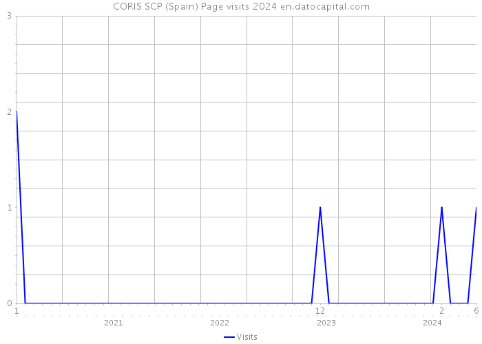 CORIS SCP (Spain) Page visits 2024 