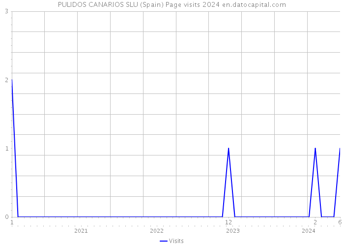 PULIDOS CANARIOS SLU (Spain) Page visits 2024 
