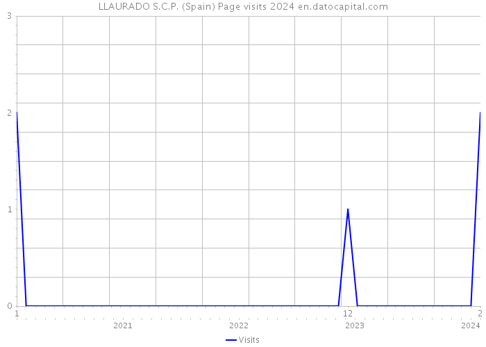 LLAURADO S.C.P. (Spain) Page visits 2024 