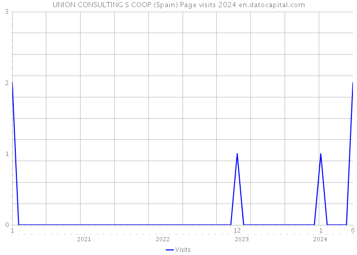 UNION CONSULTING S COOP (Spain) Page visits 2024 