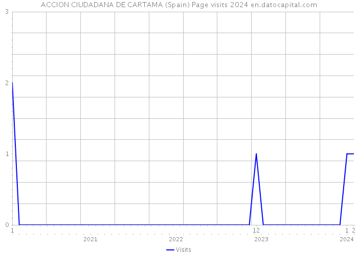 ACCION CIUDADANA DE CARTAMA (Spain) Page visits 2024 