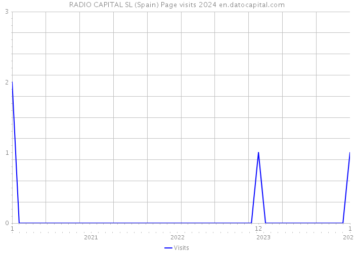 RADIO CAPITAL SL (Spain) Page visits 2024 