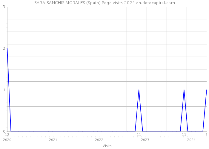 SARA SANCHIS MORALES (Spain) Page visits 2024 