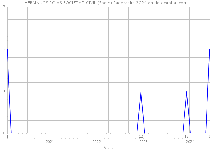 HERMANOS ROJAS SOCIEDAD CIVIL (Spain) Page visits 2024 