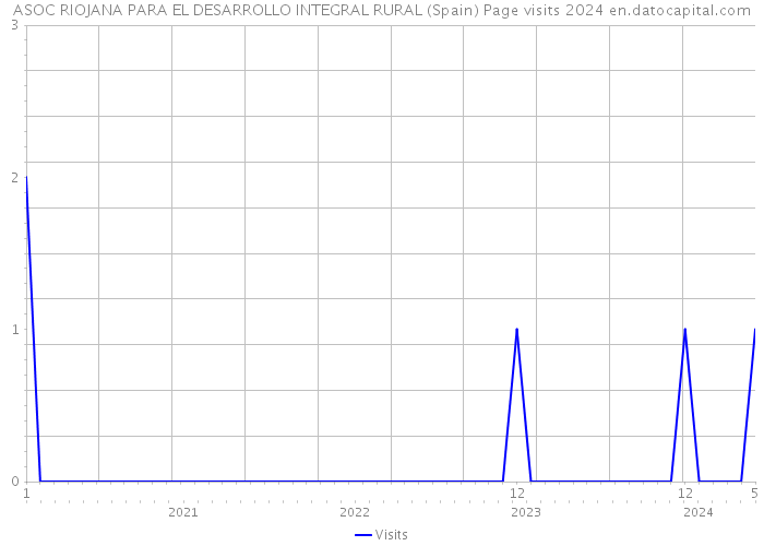 ASOC RIOJANA PARA EL DESARROLLO INTEGRAL RURAL (Spain) Page visits 2024 