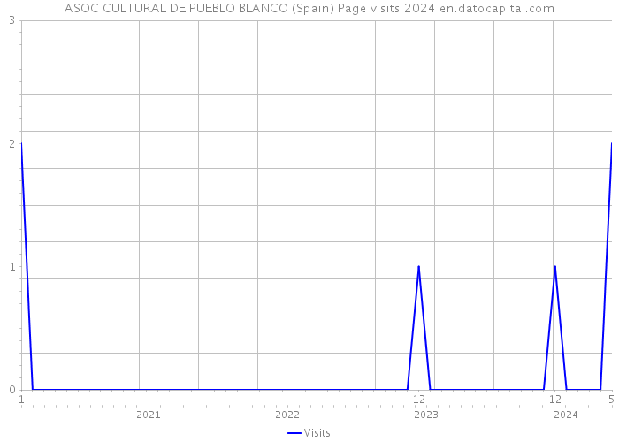 ASOC CULTURAL DE PUEBLO BLANCO (Spain) Page visits 2024 