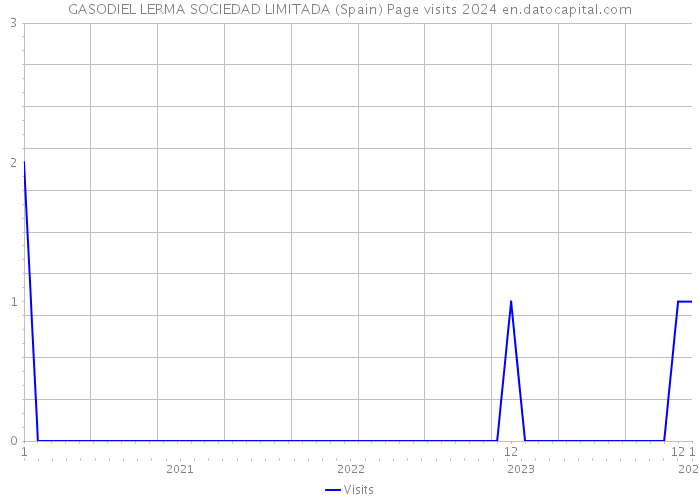 GASODIEL LERMA SOCIEDAD LIMITADA (Spain) Page visits 2024 