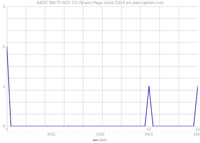 ASOC SIN TI-SOY YO (Spain) Page visits 2024 