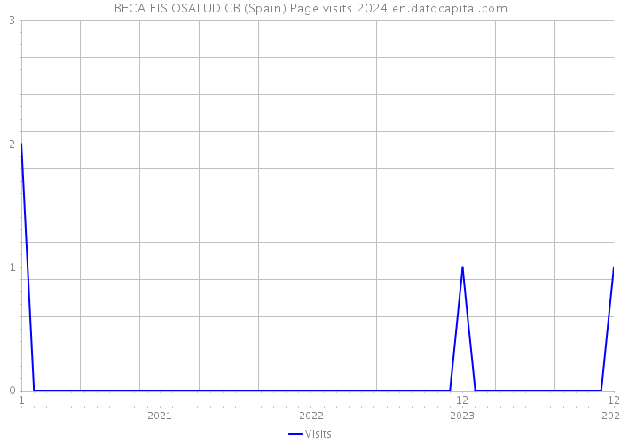 BECA FISIOSALUD CB (Spain) Page visits 2024 