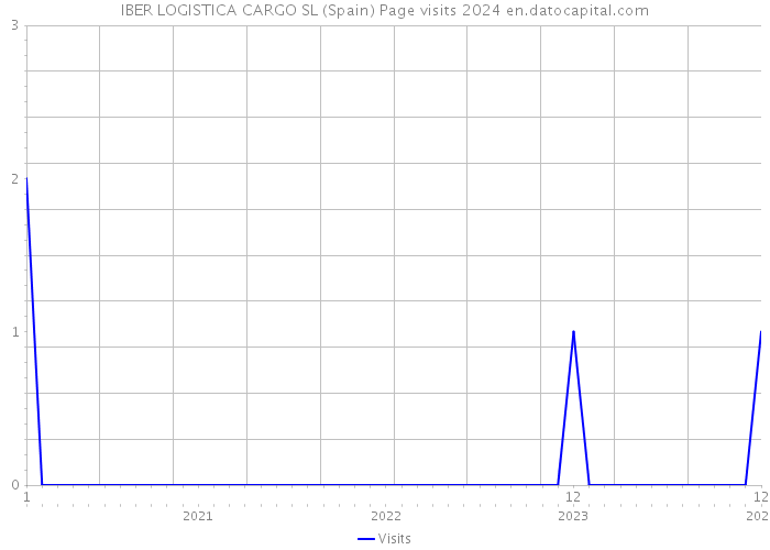 IBER LOGISTICA CARGO SL (Spain) Page visits 2024 