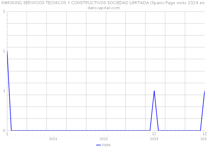 INMOKING SERVICIOS TECNICOS Y CONSTRUCTIVOS SOCIEDAD LIMITADA (Spain) Page visits 2024 
