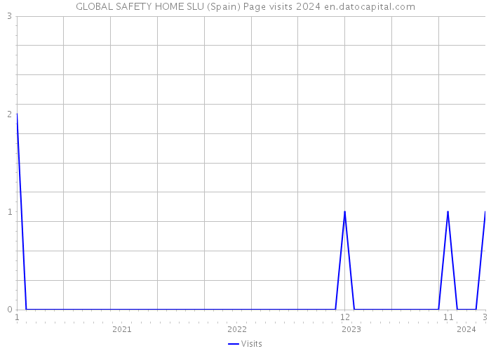 GLOBAL SAFETY HOME SLU (Spain) Page visits 2024 
