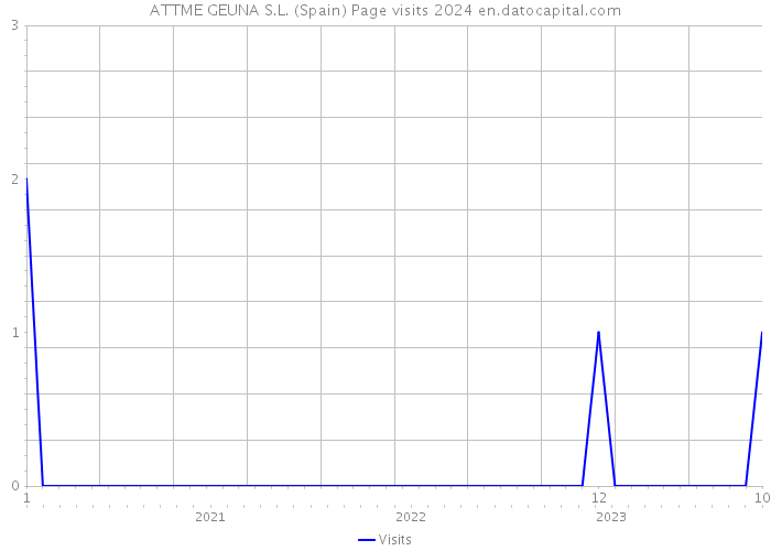 ATTME GEUNA S.L. (Spain) Page visits 2024 
