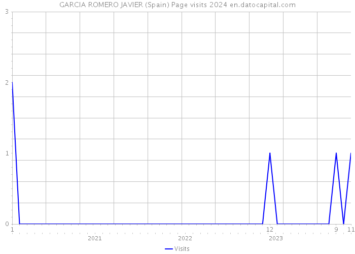 GARCIA ROMERO JAVIER (Spain) Page visits 2024 