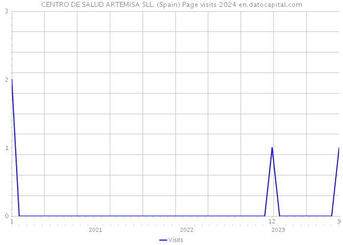 CENTRO DE SALUD ARTEMISA SLL. (Spain) Page visits 2024 