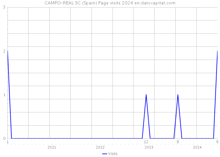 CAMPO-REAL SC (Spain) Page visits 2024 