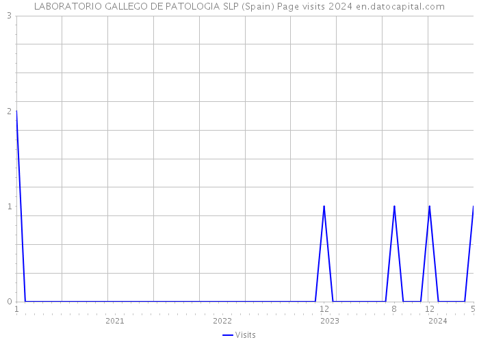LABORATORIO GALLEGO DE PATOLOGIA SLP (Spain) Page visits 2024 