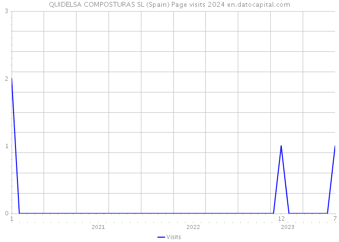 QUIDELSA COMPOSTURAS SL (Spain) Page visits 2024 