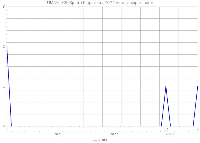 UMAMI CB (Spain) Page visits 2024 