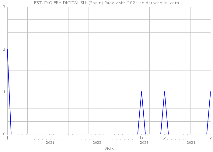 ESTUDIO ERA DIGITAL SLL (Spain) Page visits 2024 
